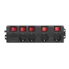 Ciabatta LogiLink LPS251 1,5 m 4 prese AC per interni Nero