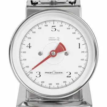 Bilancia da cucina meccanica ProfiCook PC-KW 1247 – acciaio inox, capacità 5 kg, ciotola 1 L, funzione tara
