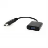 Adattatore DisplayPort a VGA nero