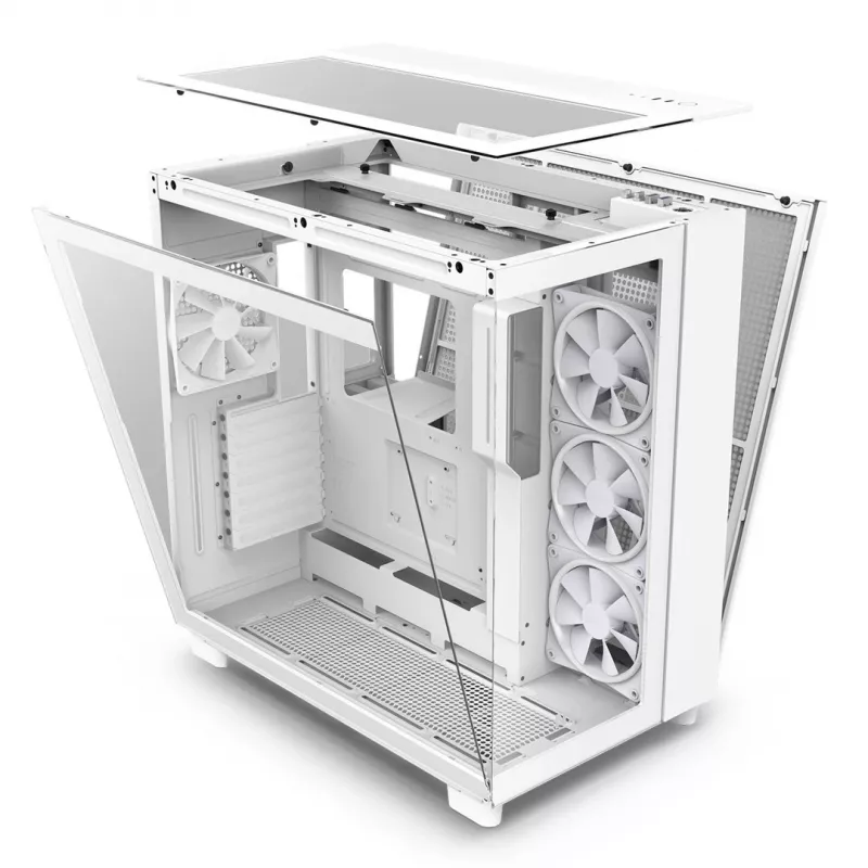 Case PC NZXT H9 Elite Midi Tower bianco