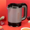 Jata JEHA1240 bollitore elettrico, 0,5 l, 900 W, nero/grigio