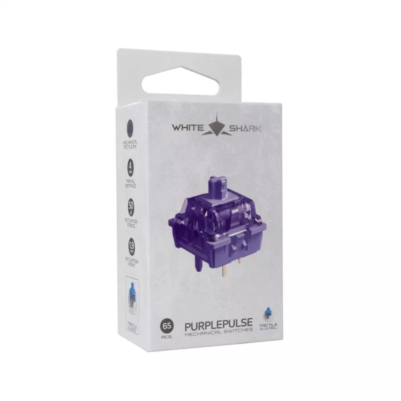 White Shark Purplepulse interruttori meccanici 65 pz.