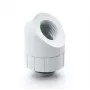 Raccordo rotante a 45° BitsPower Artemis – arctic white (BPM-AT45R-WH)