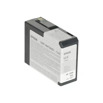 Epson Singlepack Light Light Black T580900, nero chiaro chiaro, inchiostro pigmentato, 80 ml, 1 pezzo