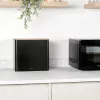 Set portapane Salter BW129001EU7 nero 4 pezzi – contenitori per pane e prodotti da forno
