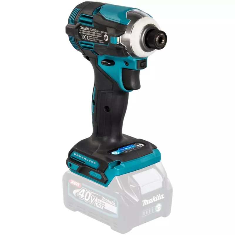 Avvitatore a impulsi a batteria TD001GZ XGT, 40 Volt (blu/nero, senza batteria e caricabatterie)