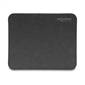 Tappetino per mouse DeLOCK glitter-nero 300x245mm gomma antiscivolo