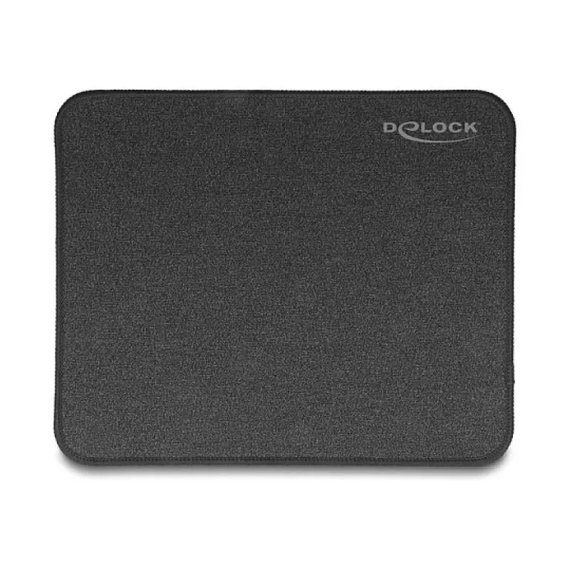 Tappetino per mouse DeLOCK glitter-nero 300x245mm gomma antiscivolo