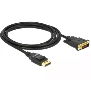 DeLOCK - cavo video - Single Link - DisplayPort (M) a DVI-D (M) - DisplayPort 1,2a - 2,0m - passivo - nero (85313)