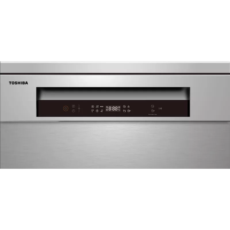 Toshiba DW-14F5EE(S)-PL lavastoviglie a libera installazione, 60 cm, 14 coperti, argento