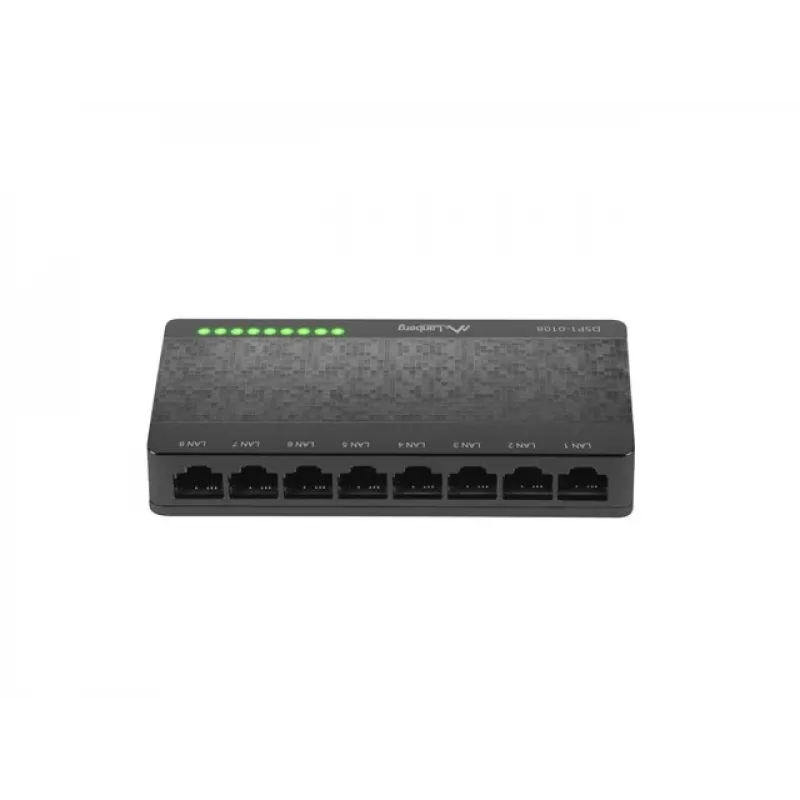 LANBERG DSP1-0108 switch Lanberg DSP1-0108 8 porte 100MB/S desktop