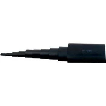 3M TE100048582 - guaina termorestringente - nero - 100 cm - 1,2 cm - 135 °C