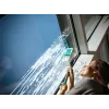 Leifheit puliscivetri Window Vacuum Glass Cleaner Dry&Clean con manico e spazzola 51003