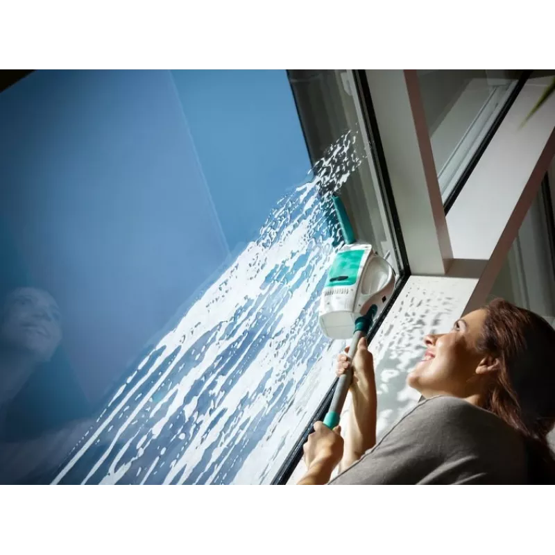 Leifheit puliscivetri Window Vacuum Glass Cleaner Dry&Clean con manico e spazzola 51003