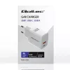 Caricabatterie QOLTEC 51824 GaN 35W USB-C PD & USB QC 3.0, 5–20V, 1x USB-C, 1x USB-A