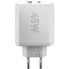 Goobay 65412 caricabatterie per dispositivi mobili cuffie, laptop, smartphone, tablet bianco AC interno