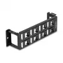 Patch panel DeLOCK 86517 nero metallo plastica montaggio a parete