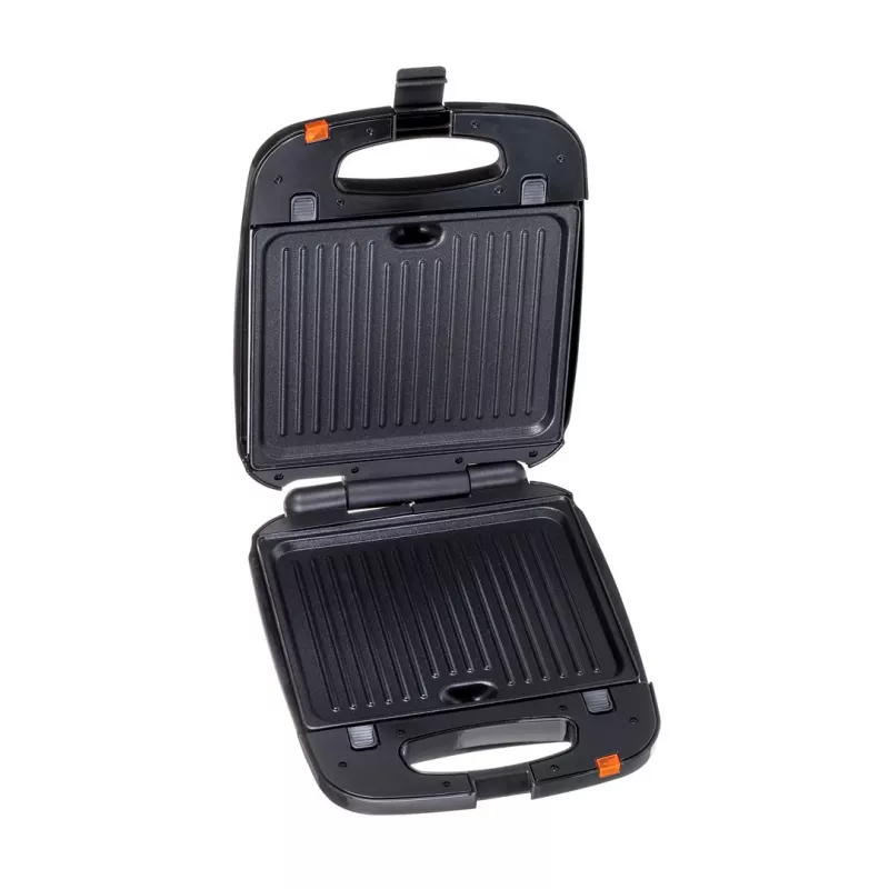 Ravanson OP-7050 Sandwichiera 3 in 1, 1200 W, Nero/Argento