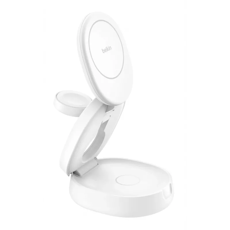 Caricabatterie Belkin WIZ034KQWH da interno USB caricabatterie wireless ricarica rapida bianco