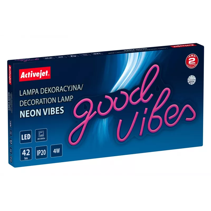 Insegna al neon LED Activejet AJE-NEON VIBES
