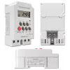 Timer elettronico per guida DIN QOLTEC PC0629 — alimentazione 24V, uscita 16A