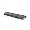 Patch panel 1U LANBERG PPS5-1024-B — 24 porte RJ-45 Cat5, metallo, nero, montaggio su rack