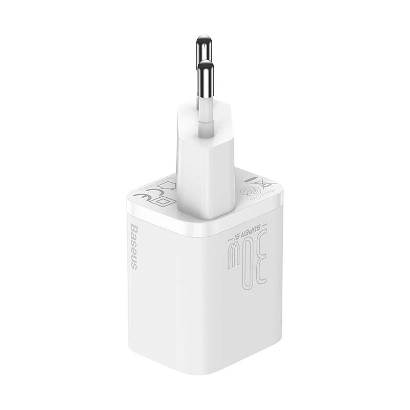 Baseus CCSUP-J02 caricabatterie universale per dispositivi mobili bianco AC ricarica rapida