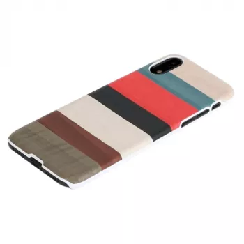 Custodia per smartphone man and wood per iPhone XR — custodia protettiva bianco corallo