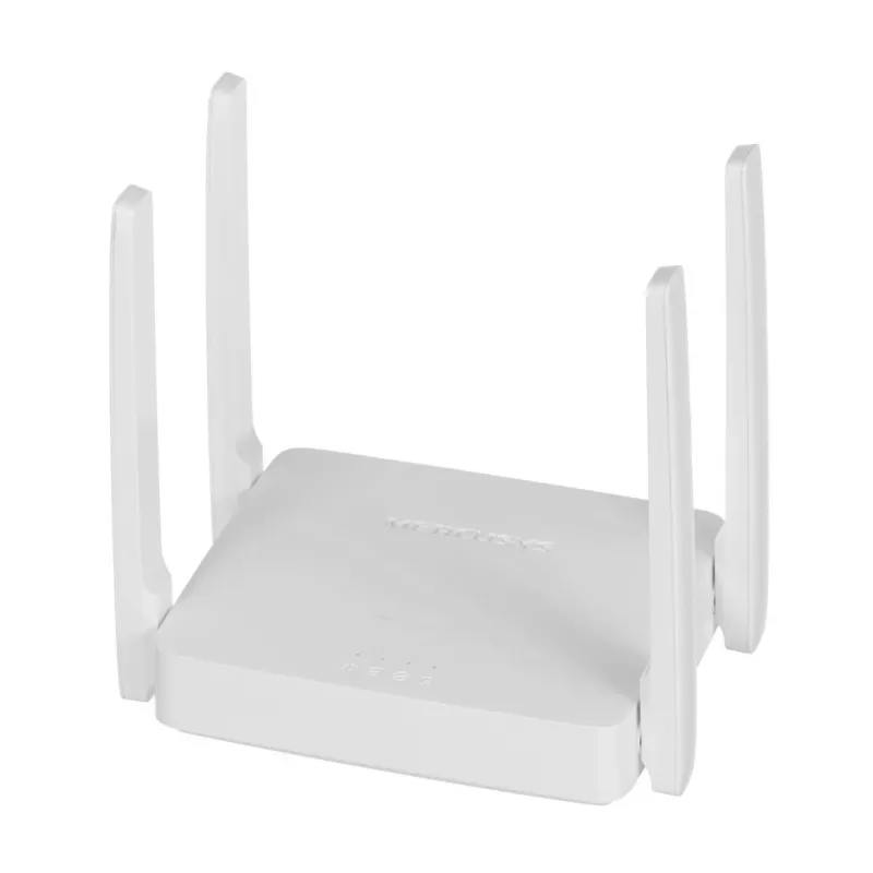 Router da tavolo MERCUSYS AC10 dual band 2,4/5 GHz Wi‑Fi 5, 4 antenne esterne, 1x Fast Ethernet (WAN/LAN)
