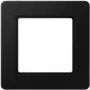 Jung A flow AF 581 BF SWM cornice a 1 posto, montaggio verticale/orizzontale, nero grafite
