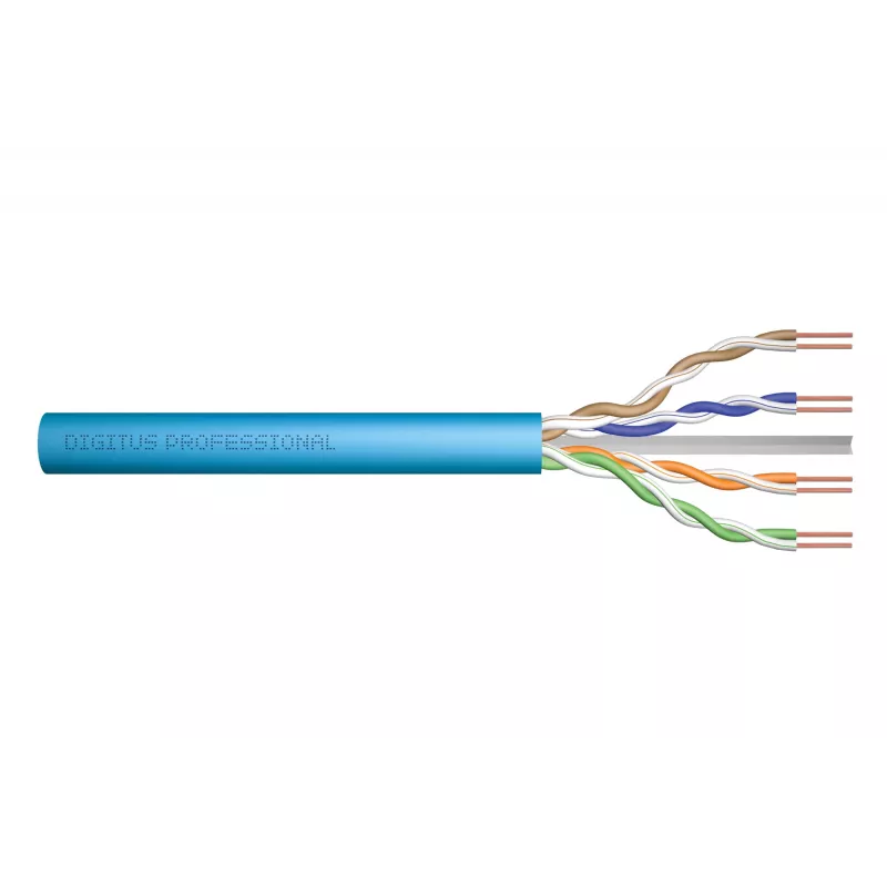 Cavo di rete Digitus Cat.6A U/UTP 500m blu