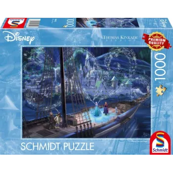 Thomas Kinkade Studios: Disney - Frozen Love and Magic, puzzle 1000 pezzi