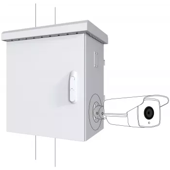 Lanview RCCTV004 armadio rack 0U bianco