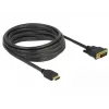 Adattatore cavo video DeLOCK 85656 5 m HDMI tipo A DVI nero