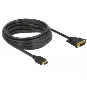 Adattatore cavo video DeLOCK 85656 5 m HDMI Type A DVI nero
