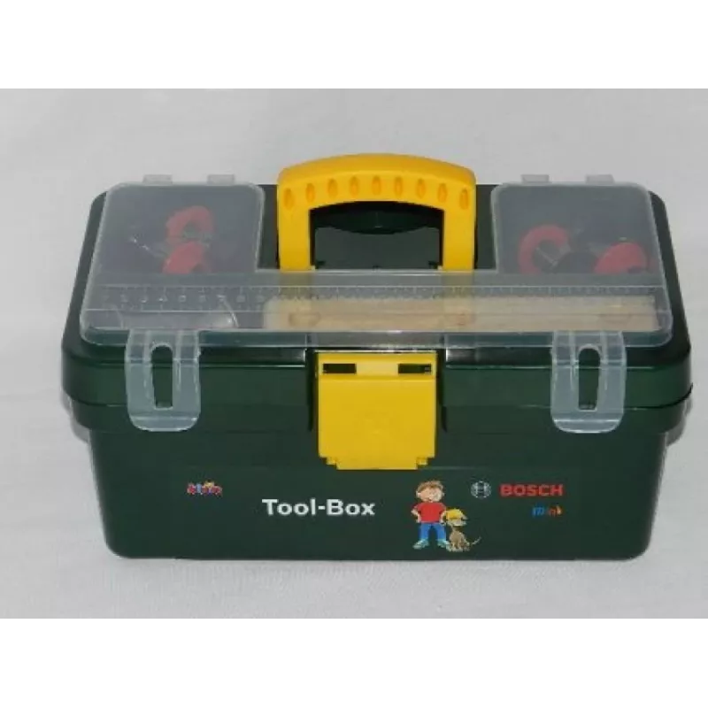 Klein Toys cassetta degli attrezzi Bosch con avvitatore Ixolino (8305)