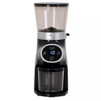 Macinacaffè professionale, macine in acciaio, 31 impostazioni di macinatura, Café 90g/m, Adler, AD4450, 300, nero
