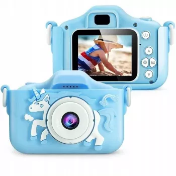 Extralink fotocamera per bambini H29 Single blu, 1080P 30fps, fotocamera digitale con display 2.0