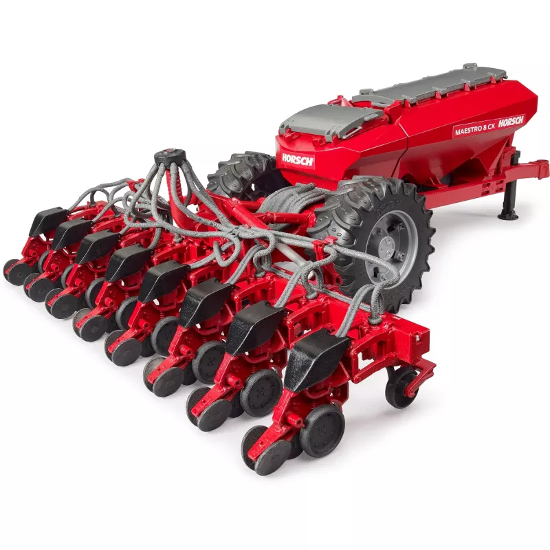 Veicolo giocattolo modello BRUDER Horsch seminatrice di precisione Maestro 8CX, set di gioco in scala