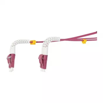 Synergy 21 cavo patch fibra ottica 2 fibre 3 m LC-LC 50/125 µm OM4 AD 2 mm guaina flessibile antikink - fibra multimodale - 3 m
