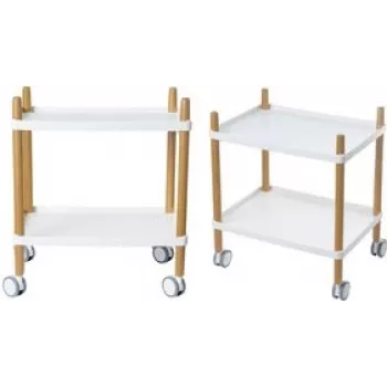Carrello per ufficio Paperflow DDC.23.13 bianco - carrello portaoggetti mobile per documenti e materiale da ufficio