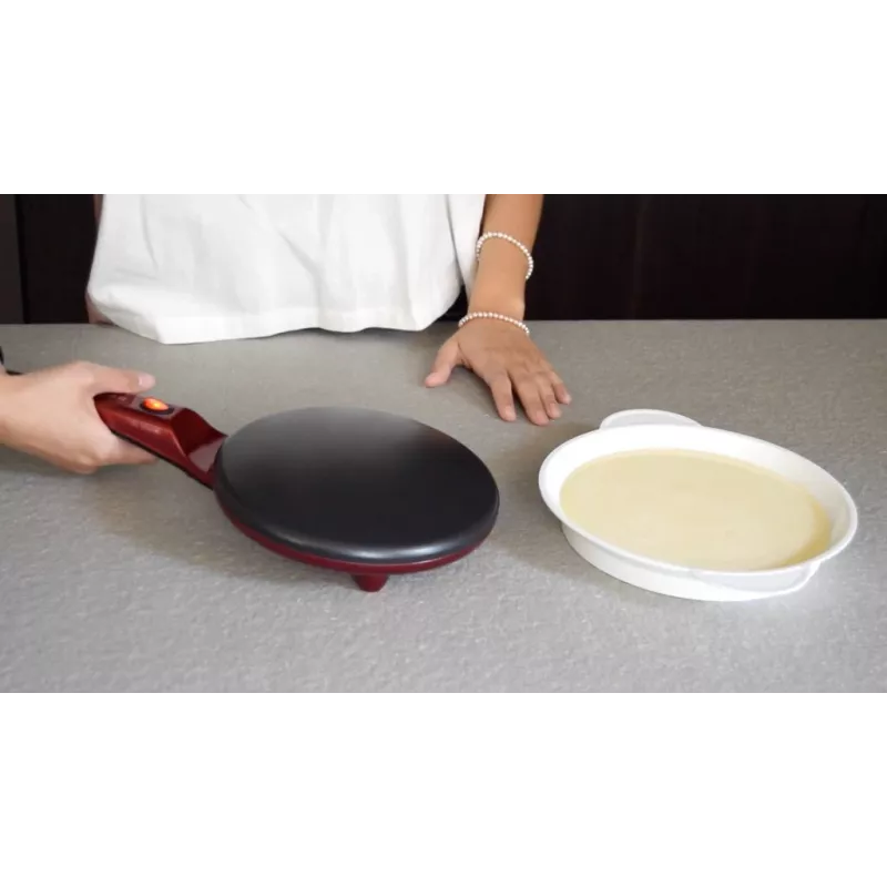 Macchina per crêpe Beper BT.710Y – preparatore elettrico di pancake, piastra antiaderente