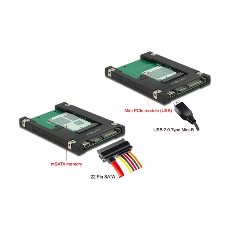 Adattatore interno SATA USB 2.0 DeLOCK 62853