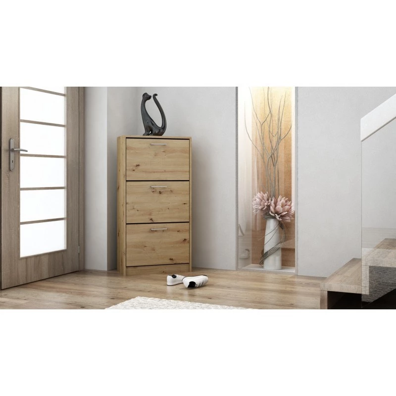 Topeshop PAULA ARTISAN portascarpe chiuso rovere