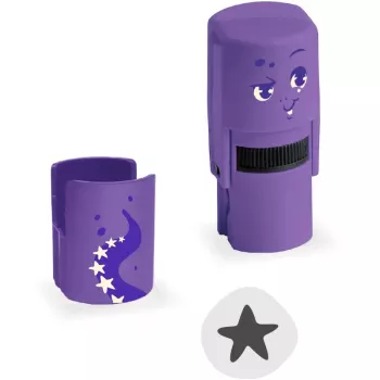 Timbro Colop 156695 rotondo viola per bambini