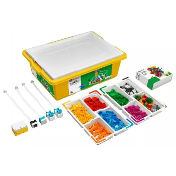 LEGO Education SPIKE Essential Set A+ 45345 – kit di robotica educativa e programmazione, 449 elementi, da 6 anni
