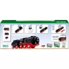 Brio locomotiva a vapore a batteria con serbatoio dell'acqua, da 3 anni