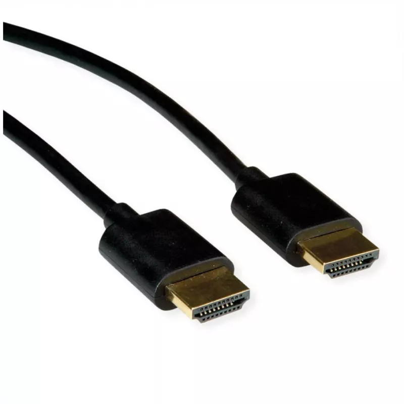 ROLINE Cavo HDMI High Speed con Ethernet Slim ST-ST nero 1,5 m 11.04 - Cavo - Digitale/Display/Video