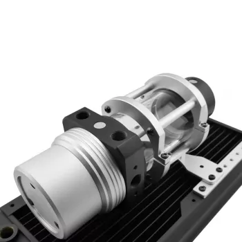 Singularity Computers Protium Reservoir 100mm - acetale, argento, nero