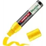 Pennarello Edding 52 EcoLine giallo 4,0–15,0 mm — pennarello permanente con punta a scalpello, ricaricabile